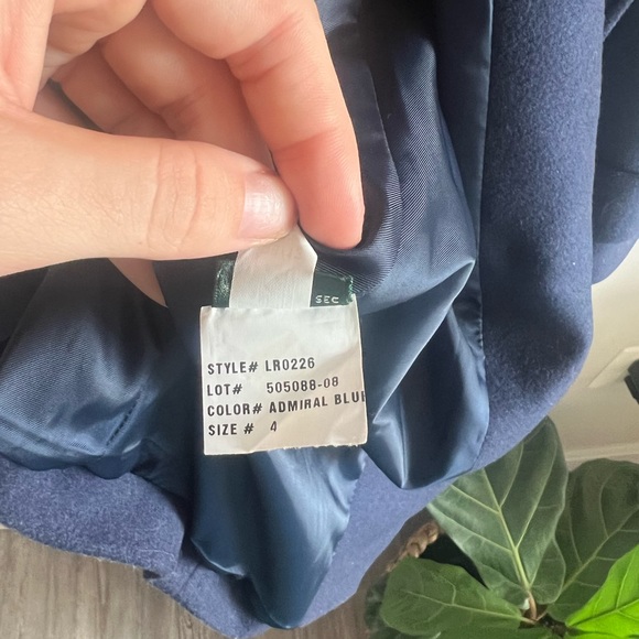 Ralph Lauren Admiral Blue Women’s Coat - Picture 4 of 5